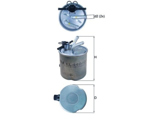 Fuel filter KL 440/37 Mahle