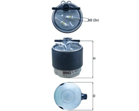 Fuel filter KL 440/41 Mahle