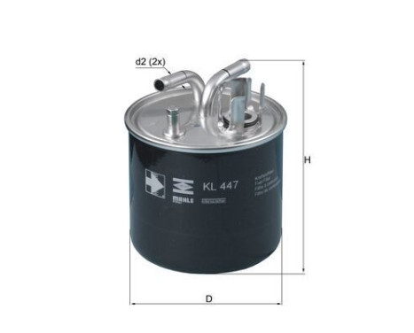 Fuel filter KL 447 Mahle, Image 2
