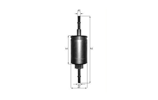 Fuel filter KL 458 Mahle