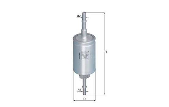Fuel filter KL 458 Mahle, Image 2