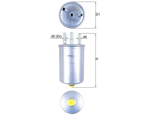 Fuel filter KL 511 Mahle, Image 2