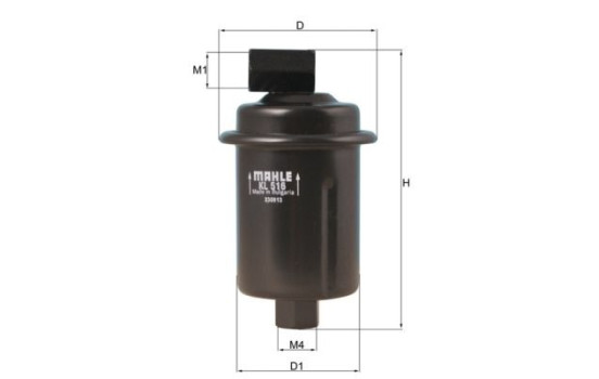 Fuel filter KL 516 Mahle, Image 2