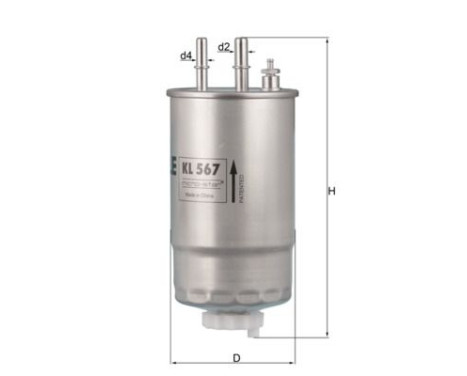 Fuel filter KL 567 Mahle, Image 3