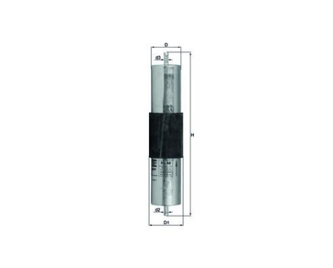 Fuel filter KL 66 Mahle, Image 2
