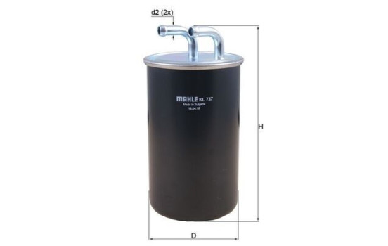 Fuel filter KL 737 Mahle, Image 2