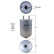 Fuel filter KL 752/5D Mahle