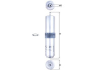 Fuel filter KL 763D Mahle