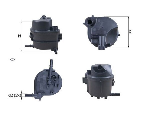 Fuel filter KL 777D Mahle