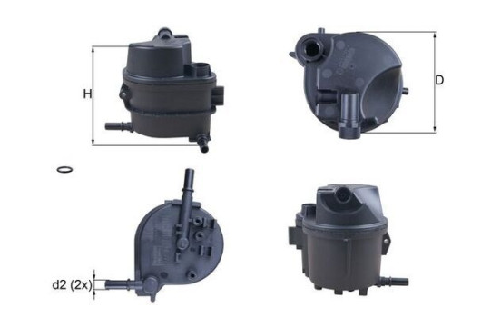 Fuel filter KL 777D Mahle