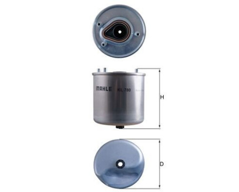 Fuel filter KL 780 Mahle
