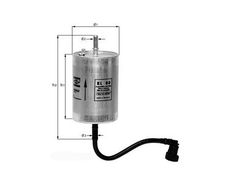 Fuel filter KL 80 Mahle