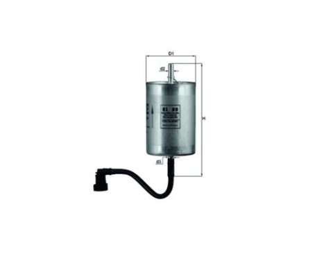 Fuel filter KL 80 Mahle, Image 2
