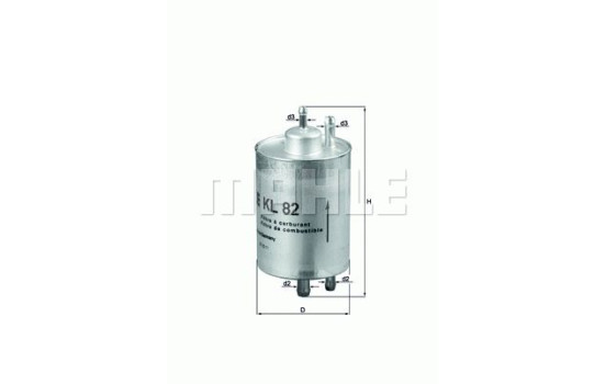 Fuel filter KL 82 Mahle