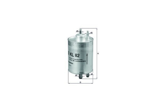 Fuel filter KL 82 Mahle, Image 2