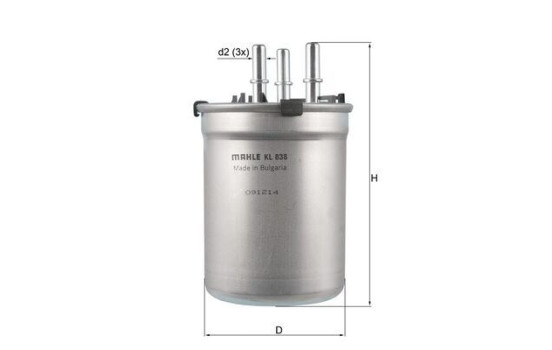 Fuel filter KL 838 Mahle
