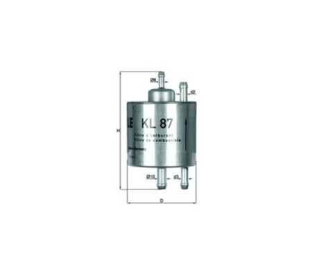 Fuel filter KL 87 Mahle, Image 2