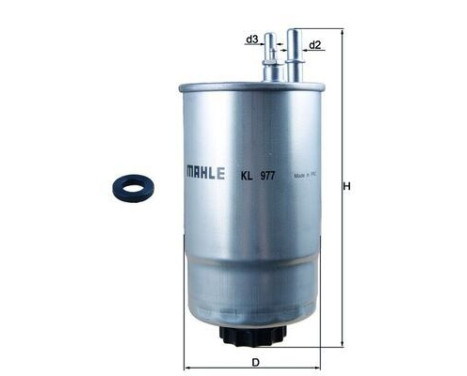 Fuel filter KL 977D Mahle