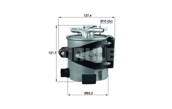 Fuel filter KLH 44/25 Mahle