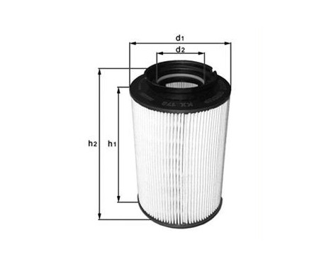 Fuel filter KX 178D Mahle