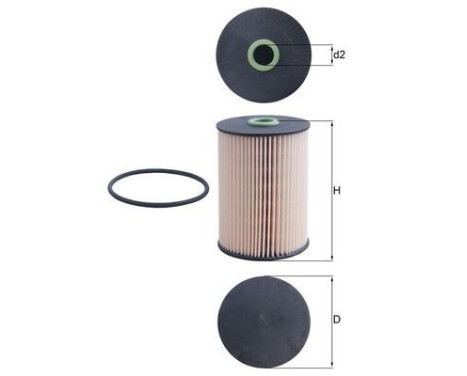 Fuel filter KX 228D Mahle, Image 2