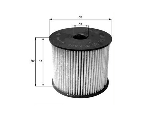 Fuel filter KX 231D Mahle, Image 2