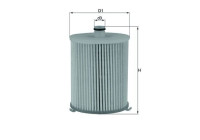 Fuel filter KX 245/4D Mahle