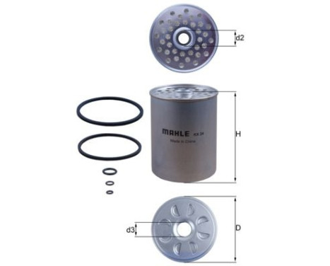 Fuel filter KX 24D Mahle