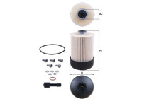 Fuel filter KX 338/22D Mahle