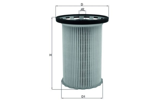Fuel filter KX 341 Mahle