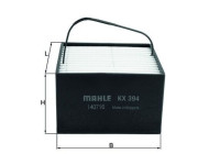 Fuel filter KX 394 Mahle