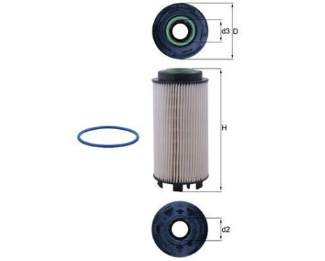Fuel filter KX 403/1D Mahle