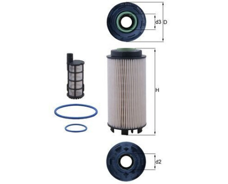 Fuel filter KX 403/1KIT Mahle