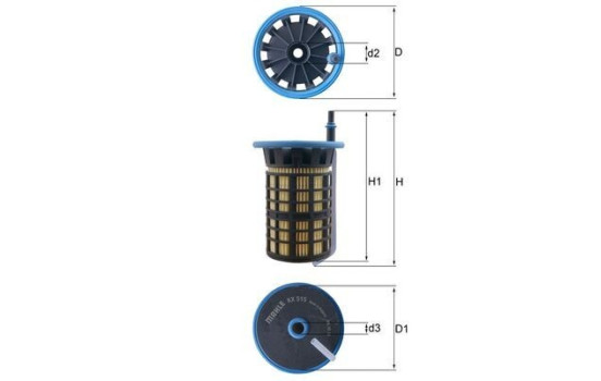 Fuel filter KX 515 Mahle