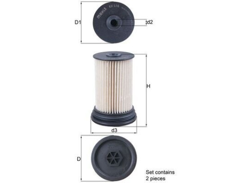 Fuel filter KX 516/S Mahle