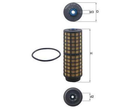 Fuel filter KX 564D Mahle