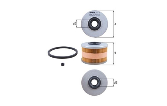 Fuel filter KX 79D Mahle, Image 2