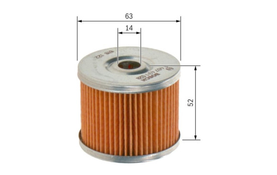 Fuel filter N1028 Bosch, Image 5