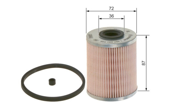 Fuel filter N1705 Bosch, Image 2