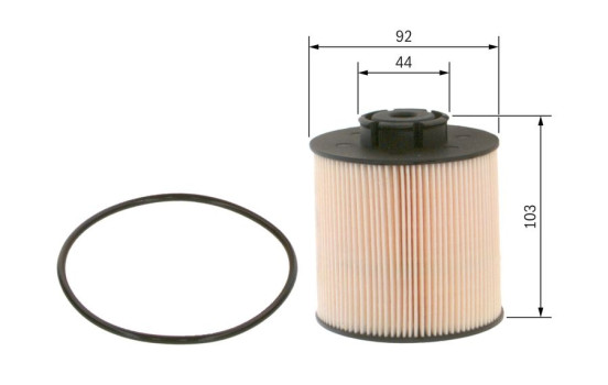 Fuel filter N1707 Bosch, Image 5