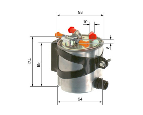 Fuel filter N2016 Bosch