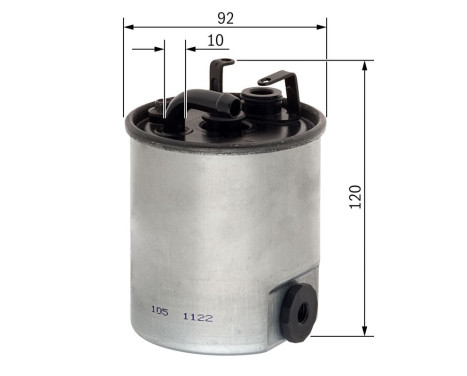 Fuel filter N2044 Bosch
