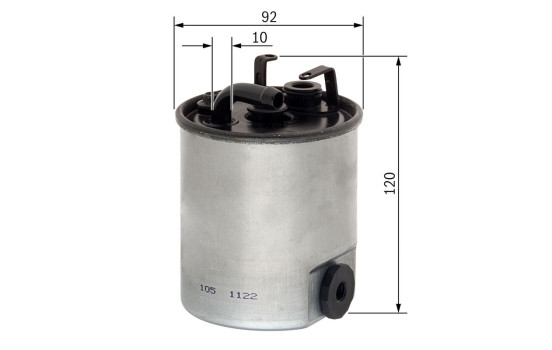 Fuel filter N2044 Bosch