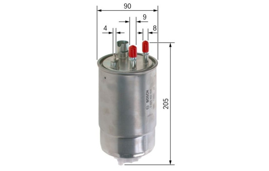 Fuel filter N2054 Bosch, Image 5