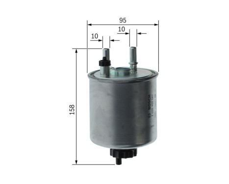 Fuel filter N2082 Bosch, Image 5