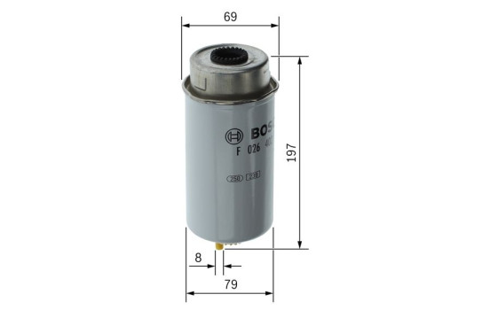 Fuel filter N2122 Bosch