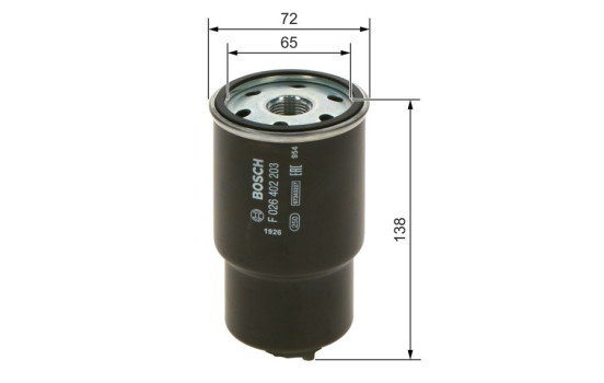 Fuel filter N2203 Bosch, Image 5