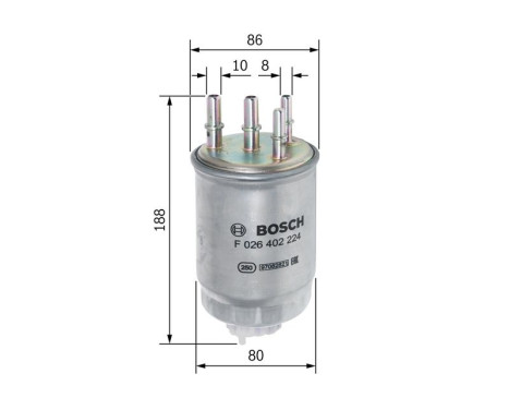 Fuel filter N2224 Bosch, Image 5