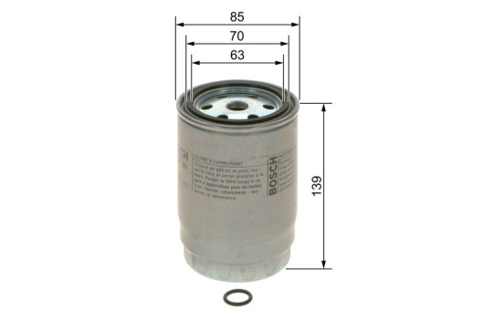 Fuel filter N2255 Bosch, Image 5