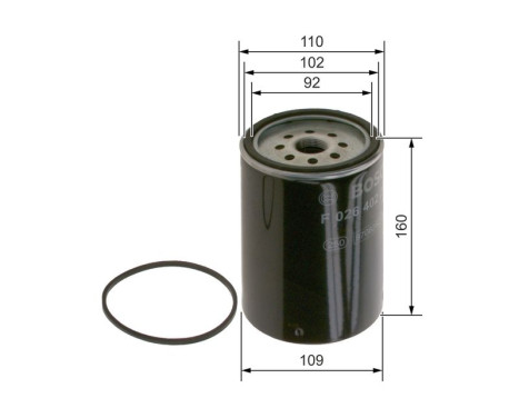 Fuel filter N2269 Bosch, Image 5